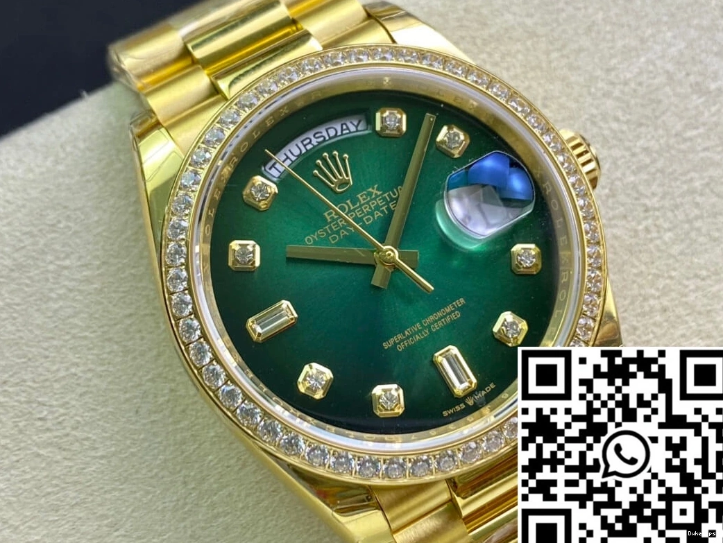 Factory Rolex EW Date Day M128348RBR-0035 Yellow Gold 0521